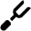 Big Fork Icon from Ultimate Bold Set
