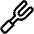 Big Fork Icon from Plump Line Set