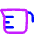 Measuring Cup Icon from Flex Neon Set