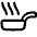 Skillet Icon from Plump Line Set