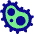 Bacteria Virus Cells Biology Icon from Core Pop Set