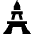 Landmark Eiffel Tower icon - Free transparent PNG, SVG. No sign up needed.