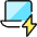 Laptop Flash icon - Free transparent PNG, SVG. No sign up needed.