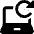 Laptop Refresh Icon from Ultimate Bold Set