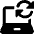 Laptop Sync Icon from Ultimate Bold Set