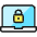 Laptop Lock Icon from Ultimate Colors Set