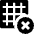 Grid Cross Remove Icon from Nova Solid Set