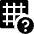 Grid Question icon - Free transparent PNG, SVG. No sign up needed.