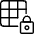 Layers Grid Lock Icon from Ultimate Light Set