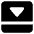 Bar Bottom Panel Close Icon from Core Solid Set