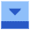 Bar Bottom Panel Close Icon from Sharp Flat Set