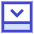 Bar Bottom Panel Close Icon from Sharp Duo Set