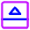 Bar Bottom Panel Open Icon from Core Neon Set