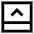 Bar Bottom Panel Open Icon from Sharp Line Set