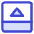 Bar Bottom Panel Open Icon from Core Duo Set
