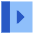 Bar Sidebar Left Panel Open Icon from Sharp Flat Set