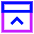 Bar Top Panel Close Icon from Sharp Neon Set