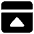 Bar Top Panel Close Icon from Core Solid Set
