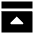 Bar Top Panel Close Icon from Sharp Solid Set