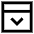 Bar Top Panel Open Icon from Sharp Line Set