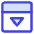 Bar Top Panel Open Icon from Core Duo Set