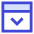 Bar Top Panel Open Icon from Sharp Duo Set