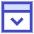 Bar Top Panel Open Icon from Sharp Duo Set