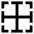 Border Center Icon from Sharp Line Set