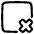 Close Window Remove Icon from Plump Line Set