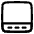 Layout Bottom Bar Icon from Plump Line Set