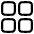 Layout Grid Icon from Plump Line Set