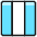 Layout Three Columns Icon from Ultimate Colors Set