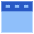 Layout Top Bar Icon from Sharp Flat Set