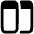 Split Horizontal Icon from Plump Solid Set