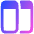 Split Horizontal Icon from Plump Gradient Set