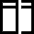 Split Horizontal Icon from Sharp Line Set