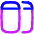 Split Horizontal Icon from Flex Neon Set