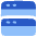 Split Vertical Icon from Plump Flat Set