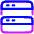 Split Vertical Icon from Plump Neon Set