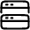 Split Vertical Icon from Plump Line Set