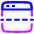Split Window Icon from Plump Neon Set