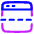 Split Window Icon from Plump Neon Set