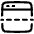 Split Window Icon from Plump Line Set