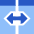 View Side By Side Icon from Sharp Flat Set