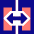 View Side By Side Icon from Sharp Pop Set