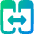 View Side By Side Icon from Plump Gradient Set