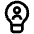 Lightbulb Idea Person Icon from Atlas Line Set