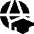 Global Learning Icon from Sharp Solid Set