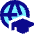 Global Learning Icon from Sharp Pop Set