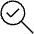 Fact Check Magnifier 1 Icon from Ultimate Light Set | Free Download as SVG Vector and Transparent PNG | Streamline icons